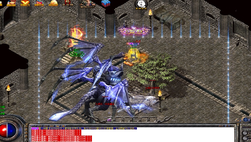 传奇私服三职业巅峰之战：烈火燎原双修战士开天斩？